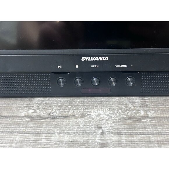 Sylvania 10''Dual-Screen Portable DVD Player Model SDVD1037 Black - Picture 2 of 6